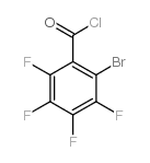 2-溴-3,4,5,6-四氟苯甲酰氯结构式