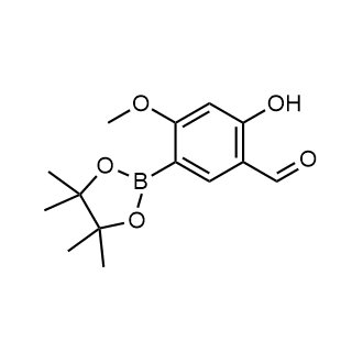 2-Hydroxy-4-methoxy-5-(4,4,5,5-tetramethyl-1,3,2-dioxaborolan-2-yl)benzaldehyde picture