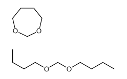 1-(butoxymethoxy)butane,1,3-dioxepane Structure