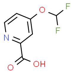 4-(Difluoromethoxy)picolinic acid structure