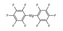 bis-(pentafluoro phenyl) magnesium结构式