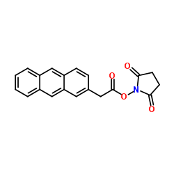 1-[2-(2-Anthryl)acetoxy]-2,5-pyrrolidinedione Structure