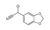 2-(benzo[d][1,3]dioxol-5-yl)-2-chloroacetonitrile结构式