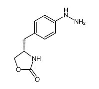 (S)-4-(4-Hydrazinylbenzyl)-2-oxazolidinone structure