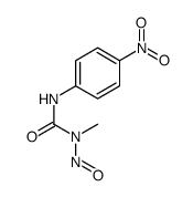 1-Methyl-3-(p-nitrophenyl)-1-nitrosourea结构式