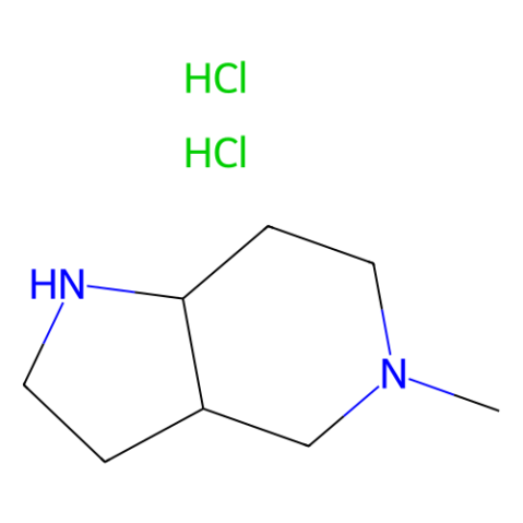 5-methyl-octahydro-1H-pyrrolo[3,2-c]pyridine dihydrochloride结构式