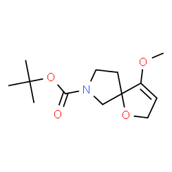 叔-丁基 4-甲氧基-1-氧杂-7-氮杂螺[4.4]壬-3-烯-7-甲酸基酯结构式