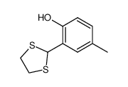 2-(1,3-dithiolan-2-yl)-p-cresol Structure