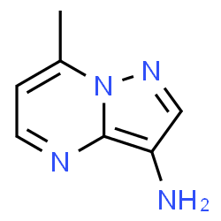 Pyrazolo[1,5-a]pyrimidin-3-amine, 7-methyl- (9CI) picture