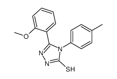 5-(2-METHOXYPHENYL)-4-(4-METHYLPHENYL)-4H-1,2,4-TRIAZOLE-3-THIOL structure