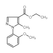 ethyl 1-(2-methoxyphenyl)-5-methyl-1h-pyrazole-4-carboxylate Structure