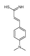 3-[4-(dimethylamino)phenyl]prop-2-enethioamide Structure