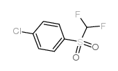 4-二氟甲基磺酰基氯苯结构式