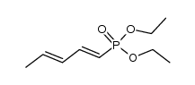 diethyl penta-1,3-dien-1-ylphosphonate Structure