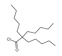 2,2-dipentyl-heptanoyl chloride结构式