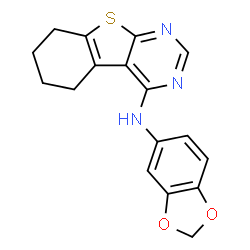 N-(benzo[d][1,3]dioxol-5-yl)-5,6,7,8-tetrahydrobenzo[4,5]thieno[2,3-d]pyrimidin-4-amine picture