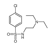 4-chloro-N-[2-(diethylamino)ethyl]benzenesulfonamide Structure