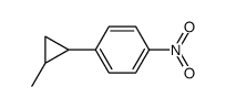 1-methyl-2-(4-nitrophenyl)cyclopropane Structure