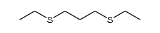 1,3-Propanediylbis(ethyl sulfide)结构式