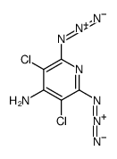 2,6-diazido-3,5-dichloropyridin-4-amine Structure