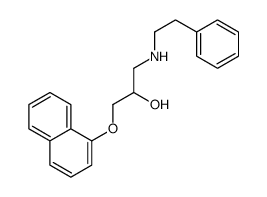 1-(1-Naphthalenyloxy)-3-[(2-phenylethyl)amino]-2-propanol结构式