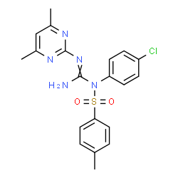 2-{[{4-chloro[(4-methylphenyl)sulfonyl]anilino}(imino)methyl]amino}-4,6-dimethylpyrimidine picture