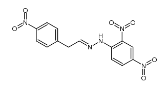 4-nitrophenylacetaldehyde 2,4-dinitrophenylhydrazone Structure