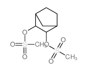 2,3-bis(methylsulfonyloxy)norbornane structure