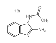 Acetamide,N-(2-amino-1H-benzimidazol-1-yl)-, hydrobromide (1:1)结构式