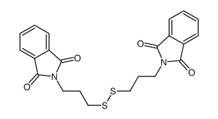 2-[3-[3-(1,3-dioxoisoindol-2-yl)propyldisulfanyl]propyl]isoindole-1,3-dione结构式