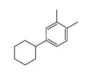 4-Cyclohexyl-o-xylene Structure