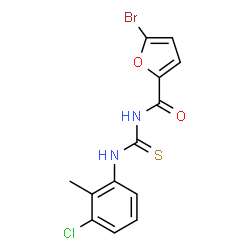 5-bromo-N-{[(3-chloro-2-methylphenyl)amino]carbonothioyl}-2-furamide picture