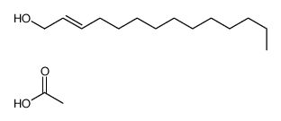 acetic acid,tetradec-2-en-1-ol结构式