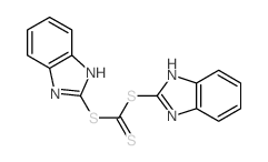 Carbonotrithioic acid,bis(1H-benzimidazol-2-yl) ester (9CI)结构式