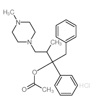 [3-methyl-4-(4-methylpiperazin-1-yl)-1,2-diphenyl-butan-2-yl] acetate Structure