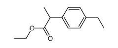 Ethyl 2-(4-ethylphenyl)propanoate Structure