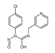 1-(4-chlorophenyl)-1-nitroso-3-(pyridin-3-ylmethyl)urea结构式