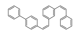 1-phenyl-4-[2-[3-(2-phenylethenyl)phenyl]ethenyl]benzene Structure