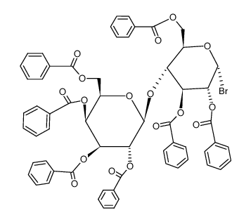 hepta-O-benzoyl-α-lactosyl bromide Structure