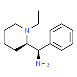 2-Piperidinemethanamine,1-ethyl-alpha-phenyl-,(alphaR,2R)-rel-(9CI) Structure