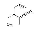 3-methyl-2-prop-2-enylpenta-3,4-dien-1-ol结构式