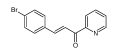 3-(4-bromophenyl)-1-pyridin-2-ylprop-2-en-1-one Structure