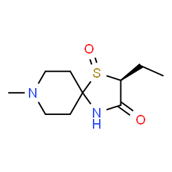 1-Thia-4,8-diazaspiro[4.5]decan-3-one,2-ethyl-8-methyl-,1-oxide,(2S)-(9CI) Structure