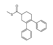 S-methyl 3,4-diphenylcyclohex-3-ene-1-carbothioate Structure