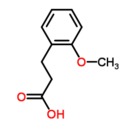 3-(2-甲氧基苯基)丙酸结构式