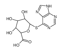 purin-6-yl 1-thio-beta-glucopyranosiduronic acid Structure