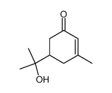 5-(2-hydroxypropan-2-yl)-3-methylcyclohex-2-en-1-one Structure