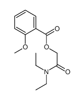 [2-(diethylamino)-2-oxoethyl] 2-methoxybenzoate Structure