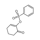 2-Benzolsulfonyloxy-2-cyclohexenon结构式