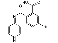 Benzoic acid, 5-amino-2-[(4-pyridinylamino)carbonyl]- (9CI)结构式